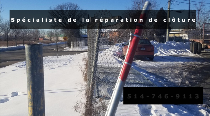 entreprise de réparation de cloture a Delson et sur la Rive-sud